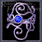 Sterling Silver and Glacier Blue Topaz 'Eye Candy III' Ring Image