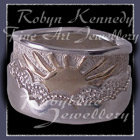 14 Karat Yellow Gold, Sterling Silver 'My Sunshine' Ring Image