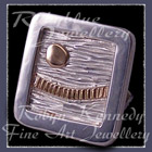 10 karat Yellow Gold, Sterilium Silver and Sterling Silver 'Sunrise~Sunset' Tie Tac