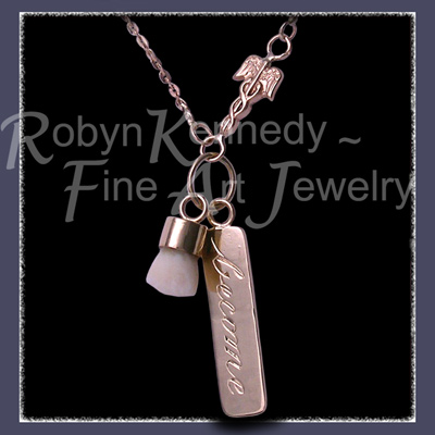 14 Karat Yellow Gold 'Inspirational Baby Tooth' Pendant Image