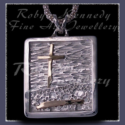 Sterling Silver and Jade 'Rawr means I Love U ' in Dinosaur Pendant Image