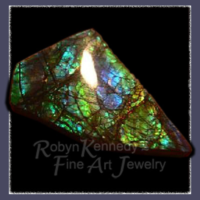 Genuine Canadian Freeform Gemstone Ammolite Image