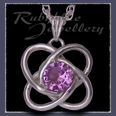 Sterling Silver and Swarovski Alexandrite 'Amity' Pendant Image