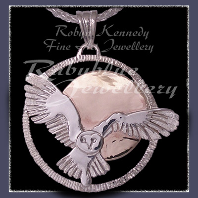 Sterling Silver and Glacier Blue Topaz 'Spring' Flower Pendant Image